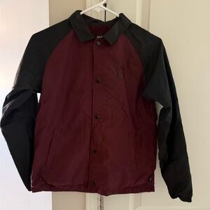 Vans Unisex Harry Potter Maroon and Black Windbreaker jacket medium